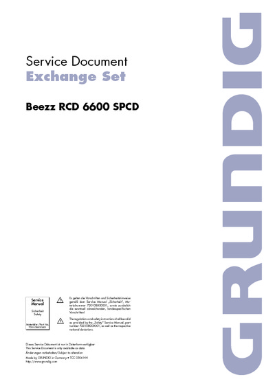 Grundig RCD-6600