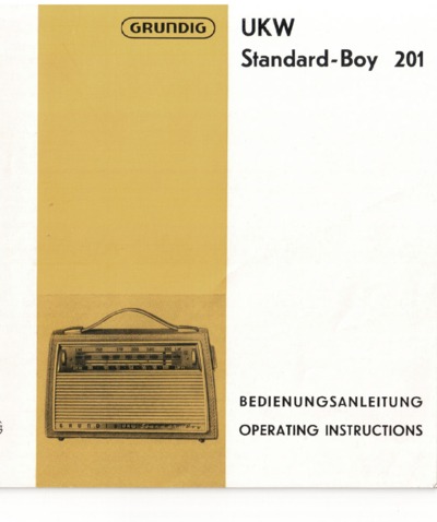 Grundig Standard-Boy-201 Schematic