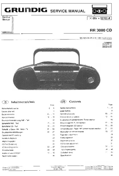 Grundig RR-3000-CD