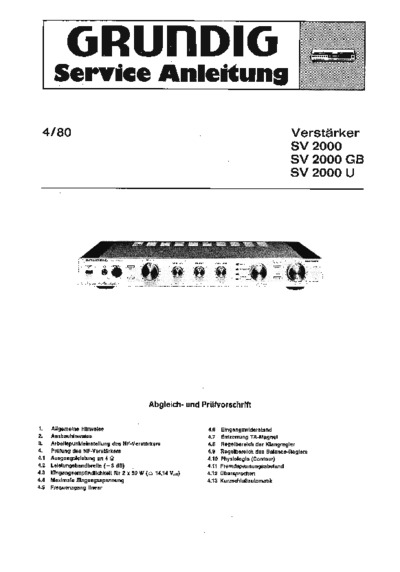 Grundig SV-2000