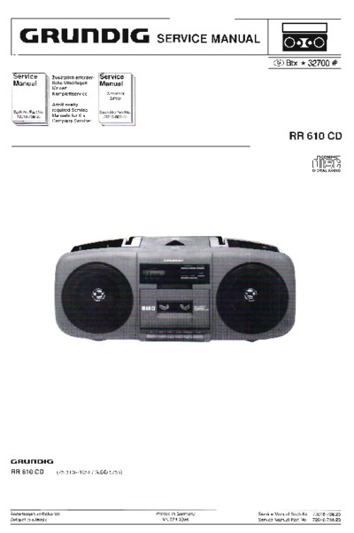 Grundig RR-610-CD