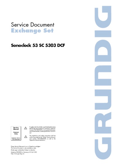 Grundig Sonoclock-53-SC-5303