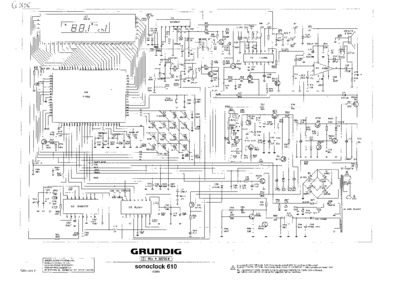 Grundig Sonoclock-610 Schematic