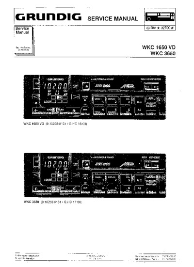 Grundig WKC-1650-VD