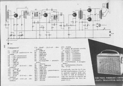 Grundig Transistor-Box-59 Schematic