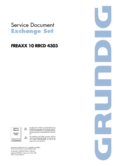 Grundig FREAXX-10-RRCD-4303