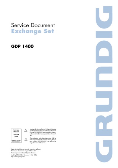 Grundig GDP-1400
