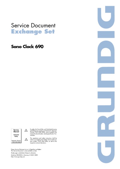 Grundig Sonoclock-690