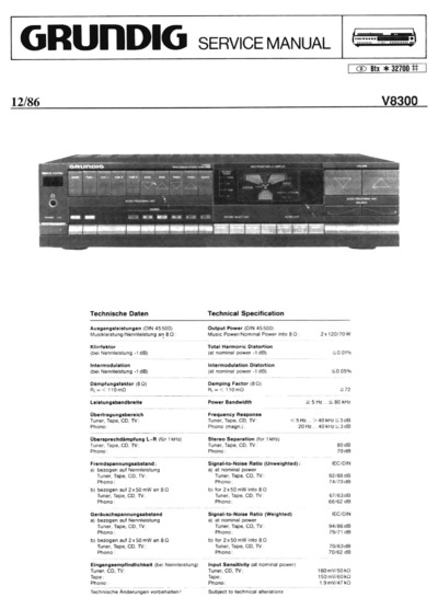 Grundig V-8300