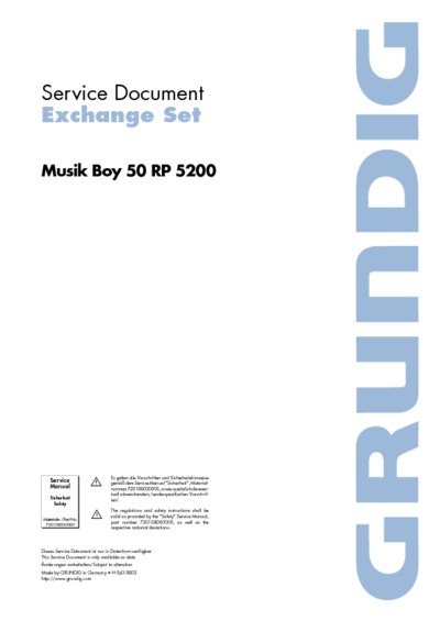 Grundig Musik-Boy-50-RP-5200