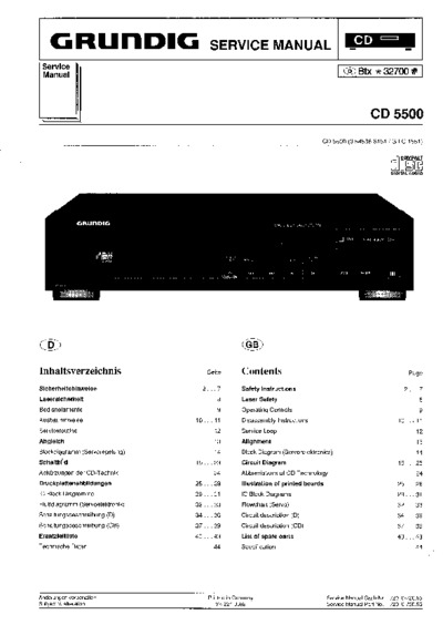 Grundig CD-5500