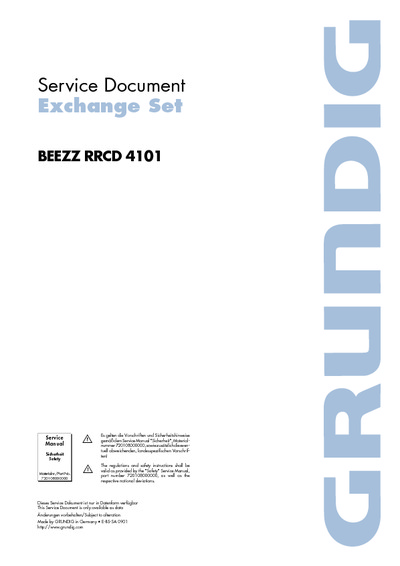 Grundig BEEZZ-RRCD-4101