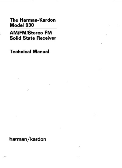 Harman Kardon 930