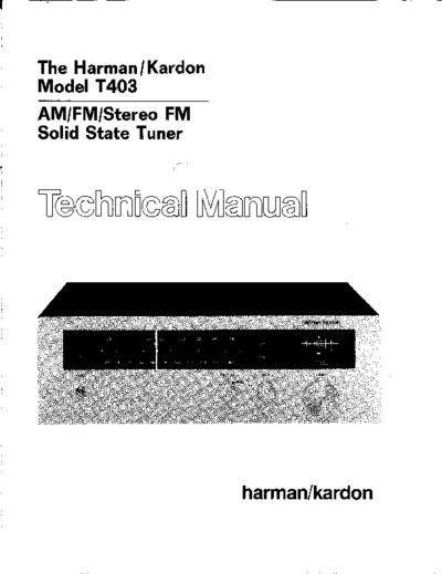 Harman Kardon T-403