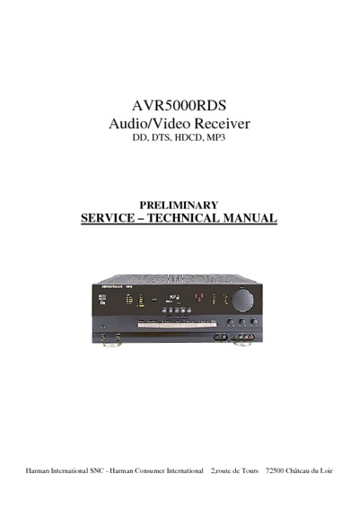 Harman Kardon AVR-5000-RDS