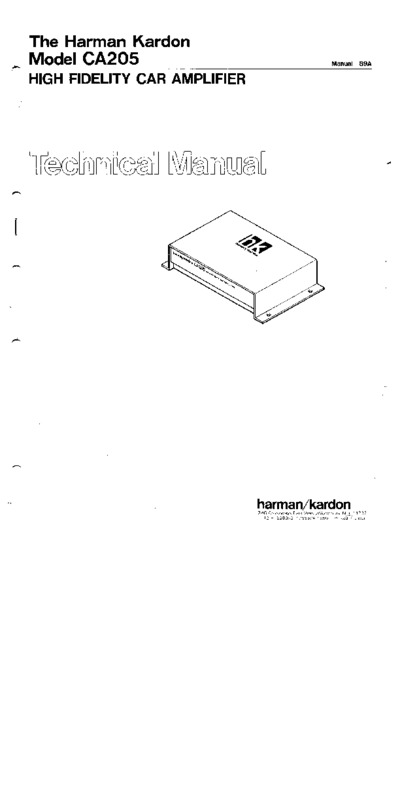 Harman Kardon CA-205