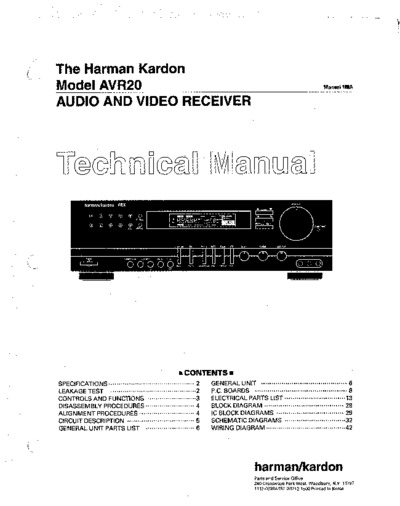 Harman Kardon AVR-20