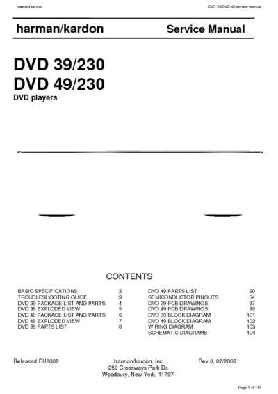 Harman Kardon DVD-49-230