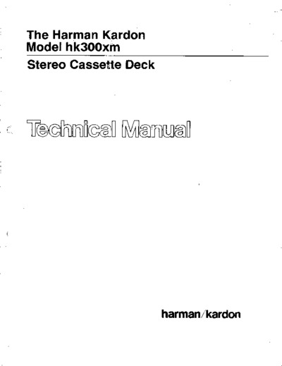 Harman Kardon HK-300-XM