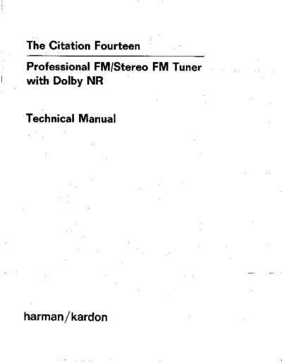 Harman Kardon Citation 14