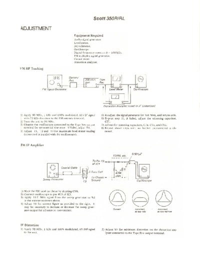 Scott 350R Service Manual