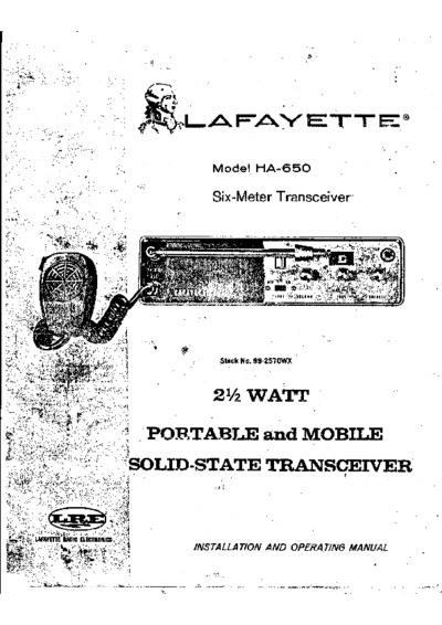 Lafayette HA-650
