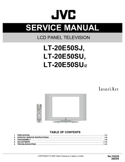 JVC LCD LT-20E50SJ /SU