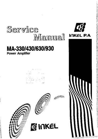 Inkel-MA-330-430-630-930 Service Manual
