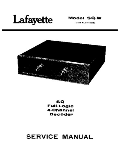 Lafayette SQ-W