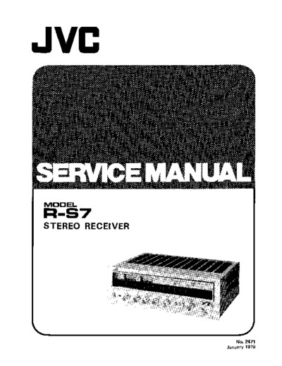 JVC RS-7 Service Manual