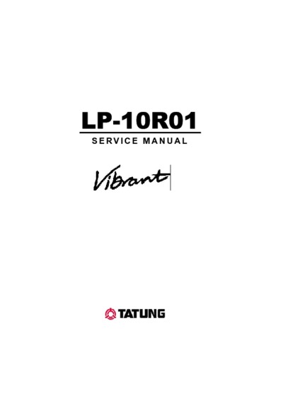 Tatung LP-10R01 Lcd