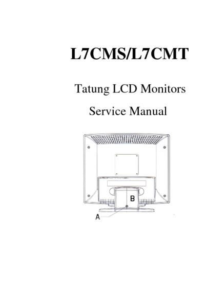 Tatung TFT L7CM-E01, L7CMT LCD
