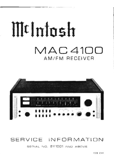 McIntosh MAC-4100