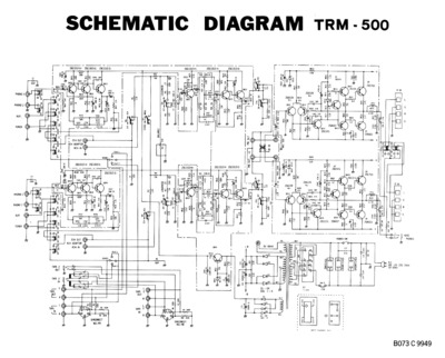 Nikko TRM-500 Repair Schematic