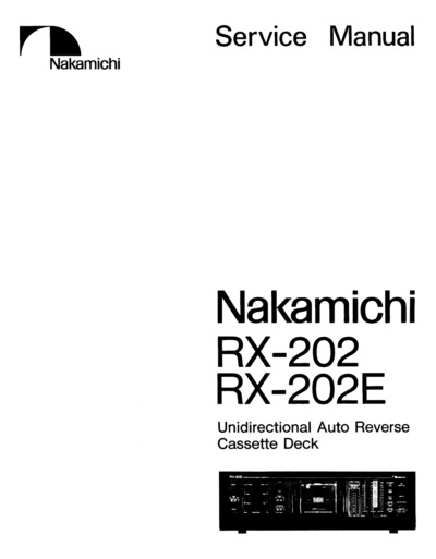 Nakamichi RX-202E