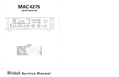 McIntosh MAC-4275