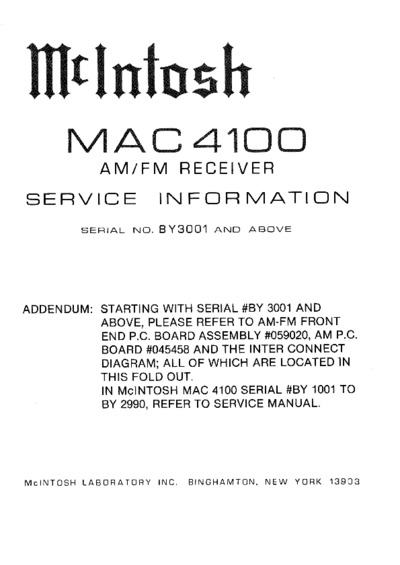 McIntosh MAC-4100-2