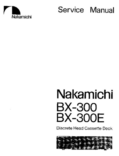 Nakamichi BX-300