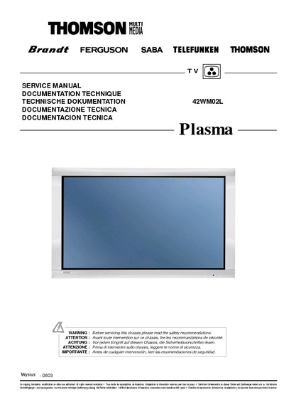 Thomson Plasma 42WM02L