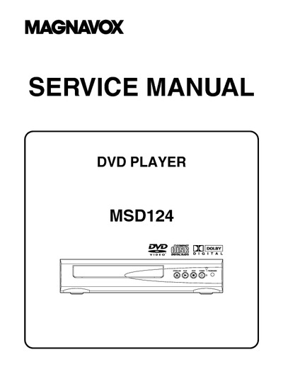 Magnavox MSD124 DVD