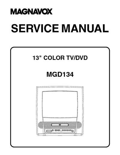 Magnavox MGD134 TV-DVD