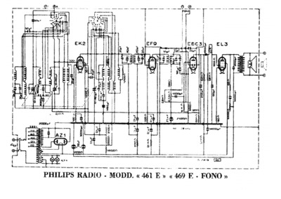 Philips 461E 469E fono