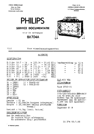 Philips BX704A