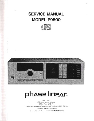 Phase linear P-9500