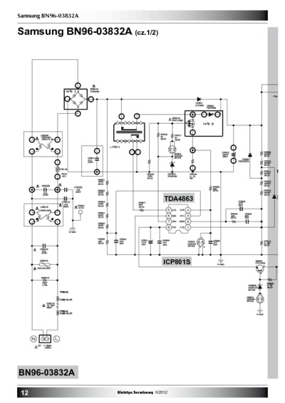 Samsung BN96 03832A psu schematic