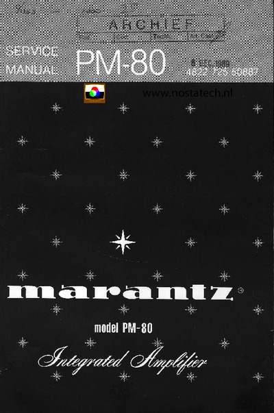 Marantz PM80 Amplifier