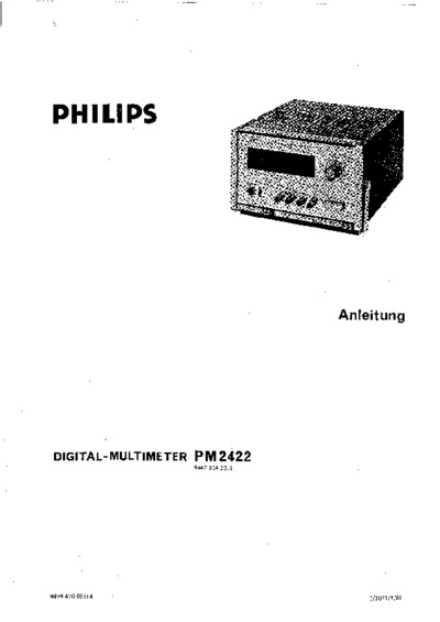 Philips PM2422