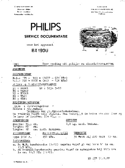 Philips BX190U