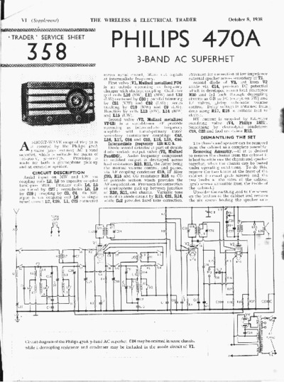 Philips 470A Service Manual