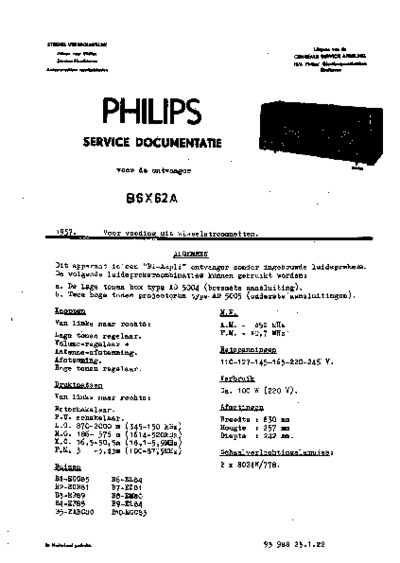 Philips B6X62A